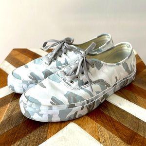 Grey/White “Snow” Camo Men’s Vans